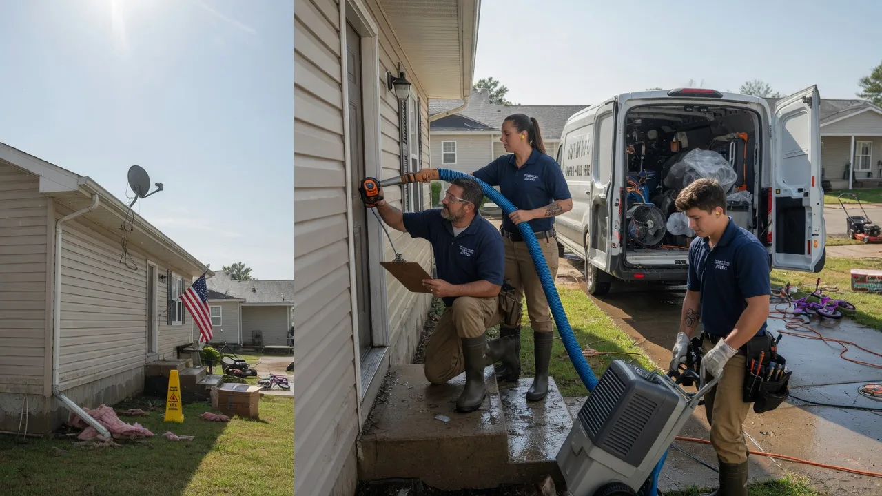 Ceiling Water Damage Restoration in Moundsville, WV near me